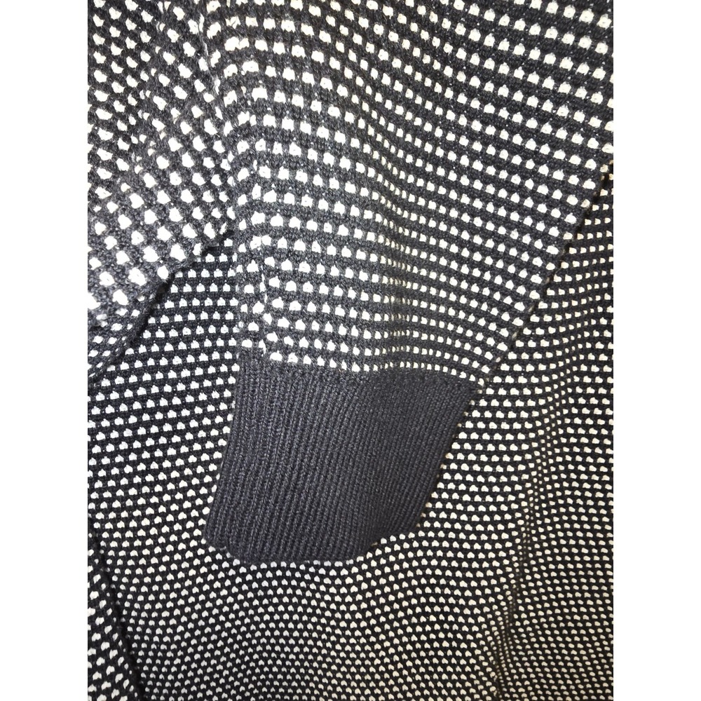 H&M Men's Black & White Sweater Shawl Collar Long Sleeve SZ: SMALL NWT - Picture 7 of 7